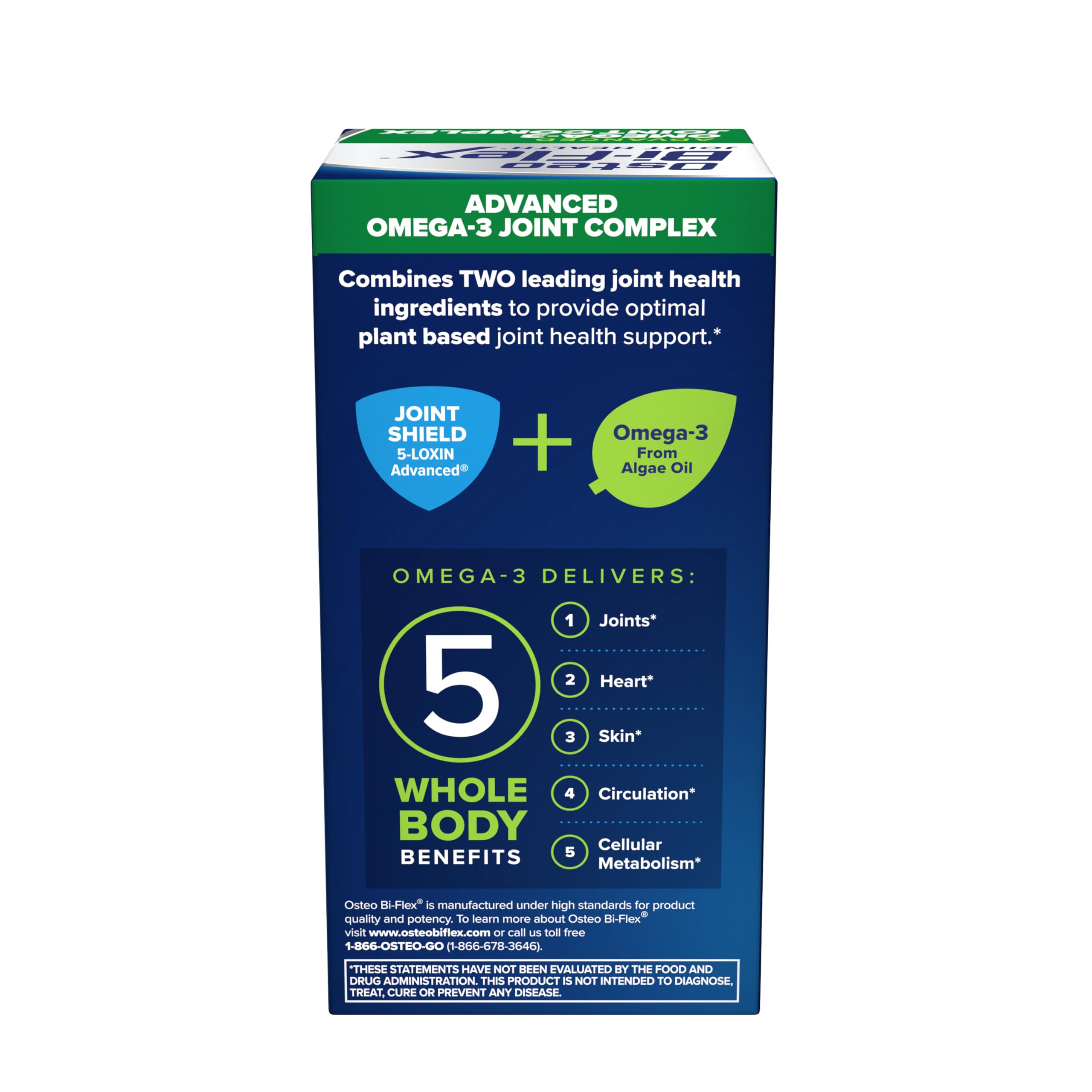 Osteo Bi-Flex advanced omega-3 softgels in lifestyle setting for active living