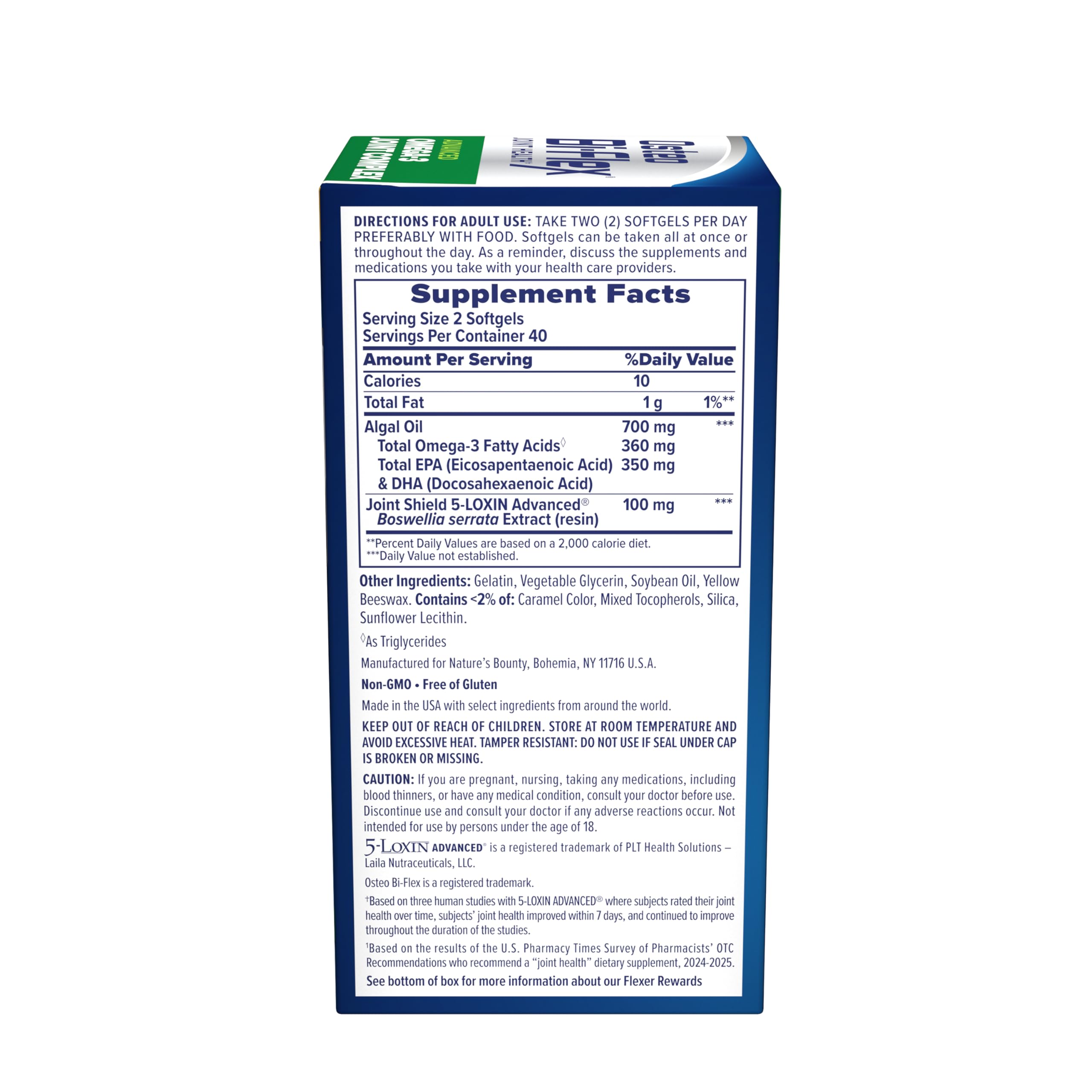 Osteo Bi-Flex joint support bottle paired with wellness cues for daily activity