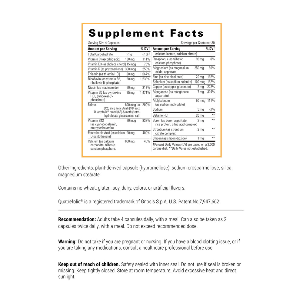 Osteoprime Forte capsules close-up emphasizing calcium-rich formula for bone health.