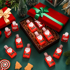 Oudain bulk 50-pack Santa sanitizers for party favors