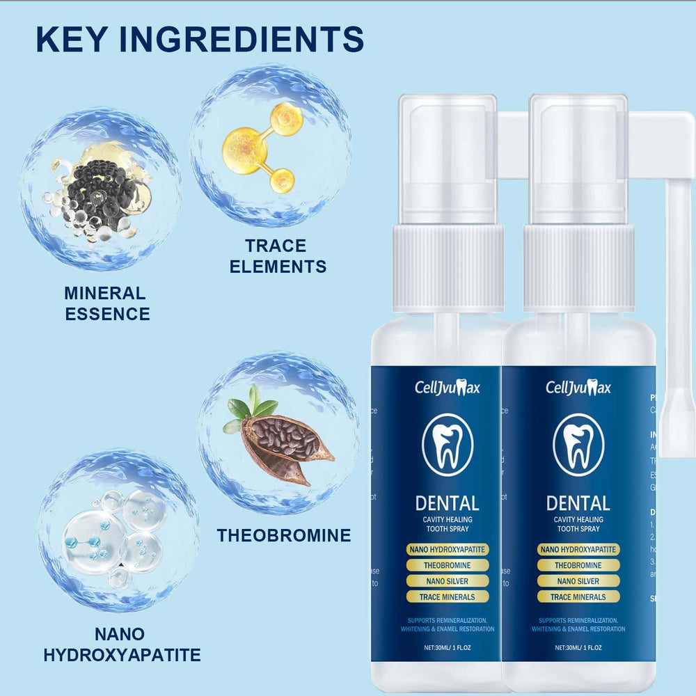 OUHENGTEK Enamel Care Mouth Spray cap sealed for easy one-handed spray