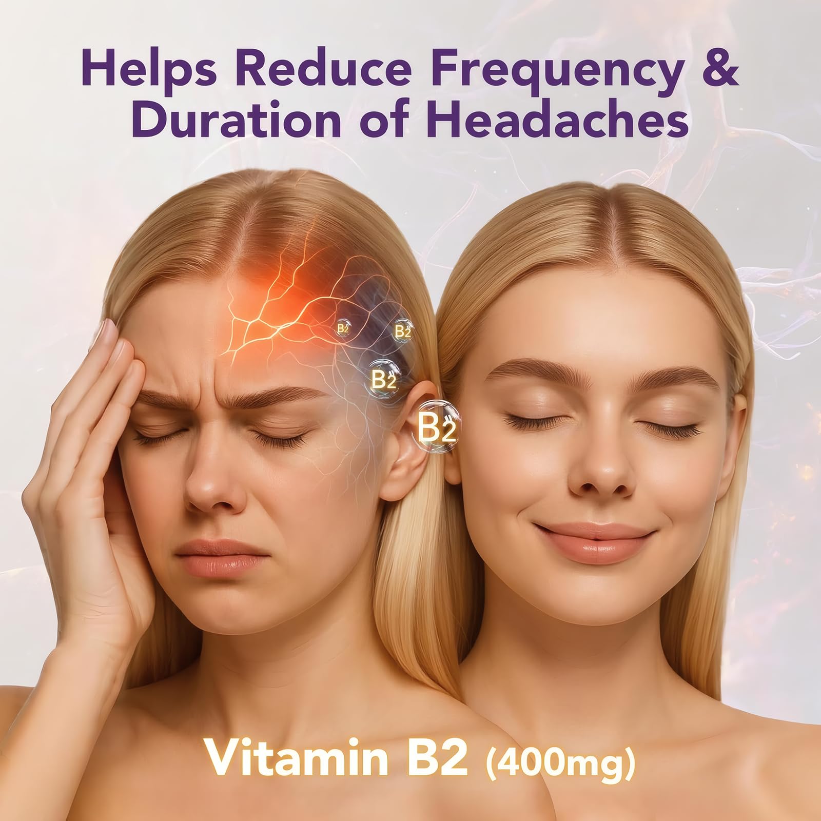 ourui one Vitamin B2 gummy with CoQ10 close-up for mitochondrial health