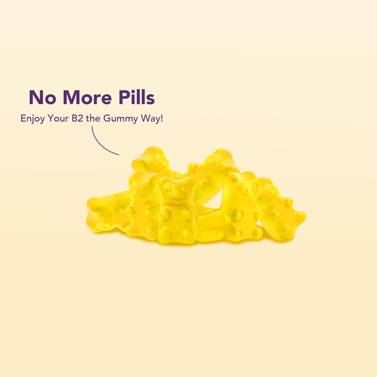 ourui one gummy with magnesium 200 mg close-up for nerve and energy support