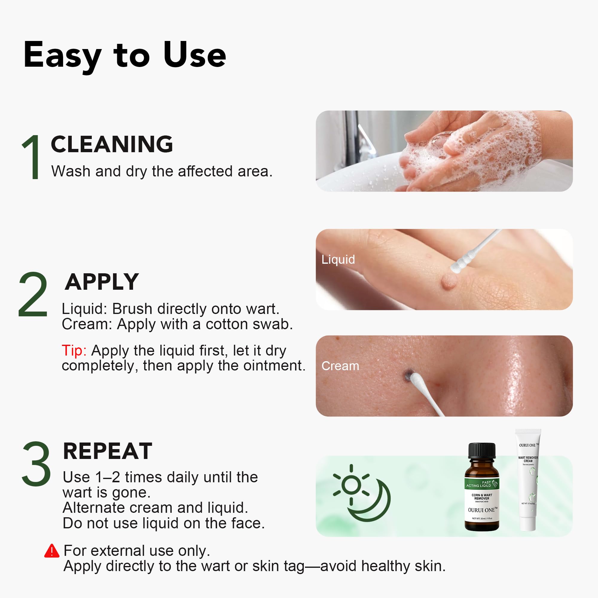 ourui one easy-to-follow steps guide you through the routine