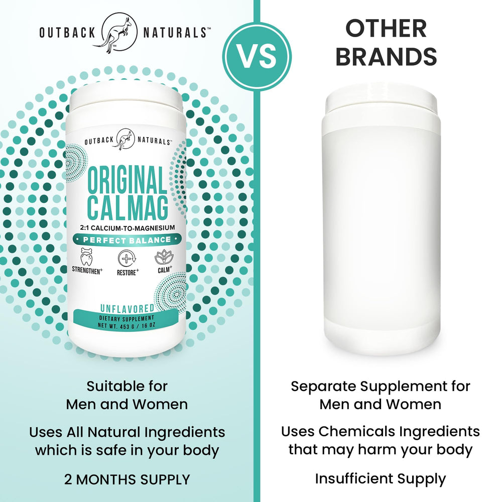 Outback Naturals magnesium citrate ready for relaxation and gentle sleep support.
