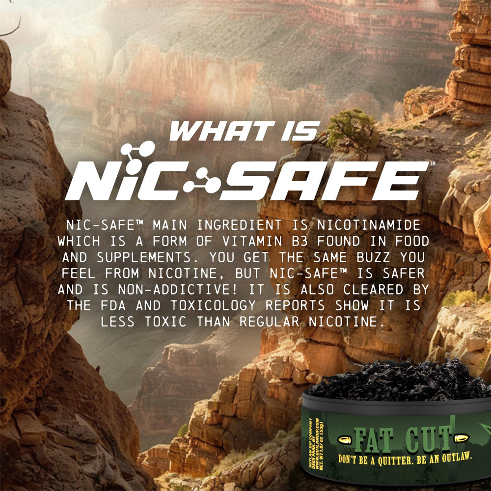 Outlaw Dip Killer Vaniller NiC-Safe USA-made packaging badge.