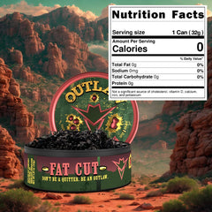 Outlaw Dip Wild Watermelon Fat Cut can open close-up highlighting juicy flavor.