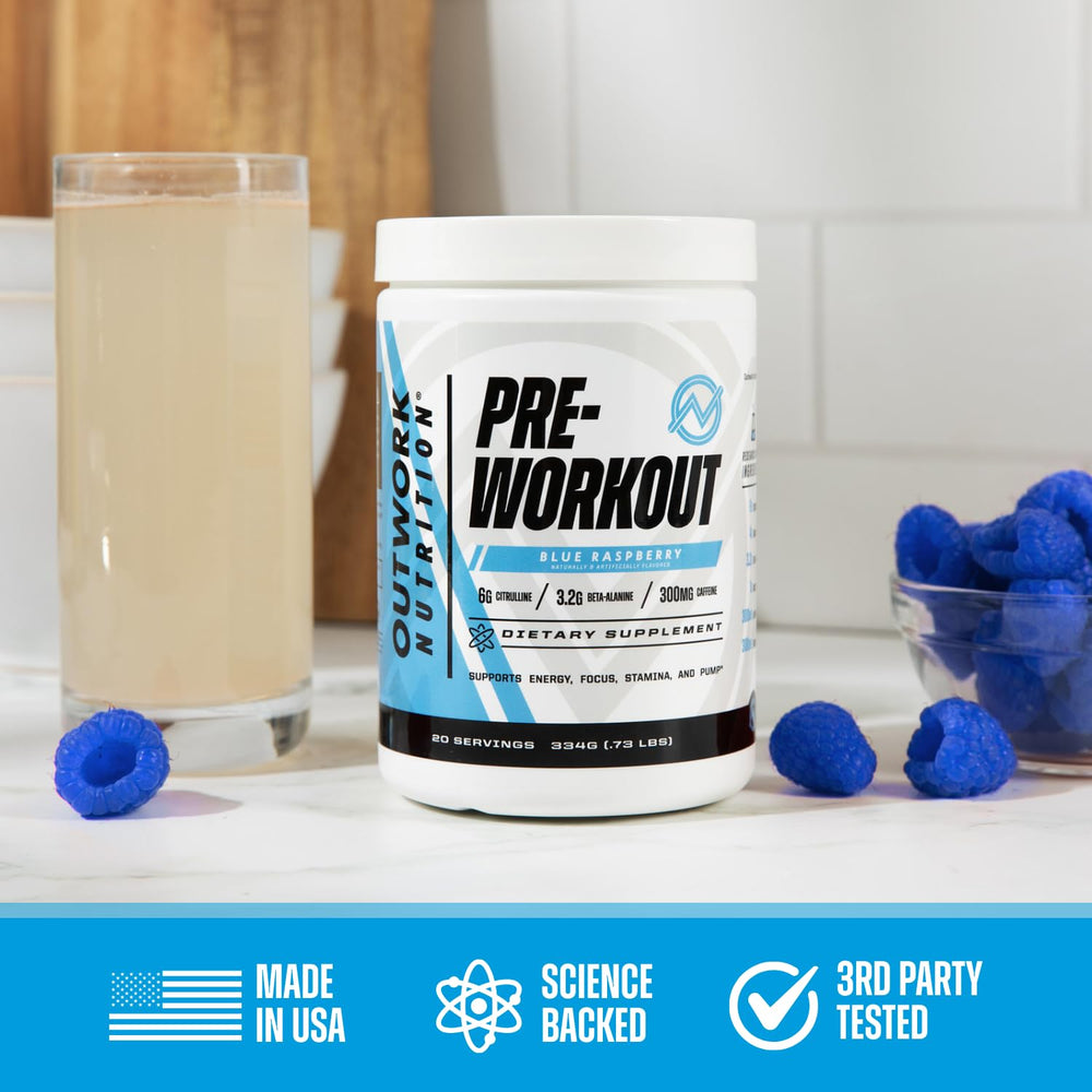 Outwork Nutrition lab-tested preworkout ensure quality and consistency