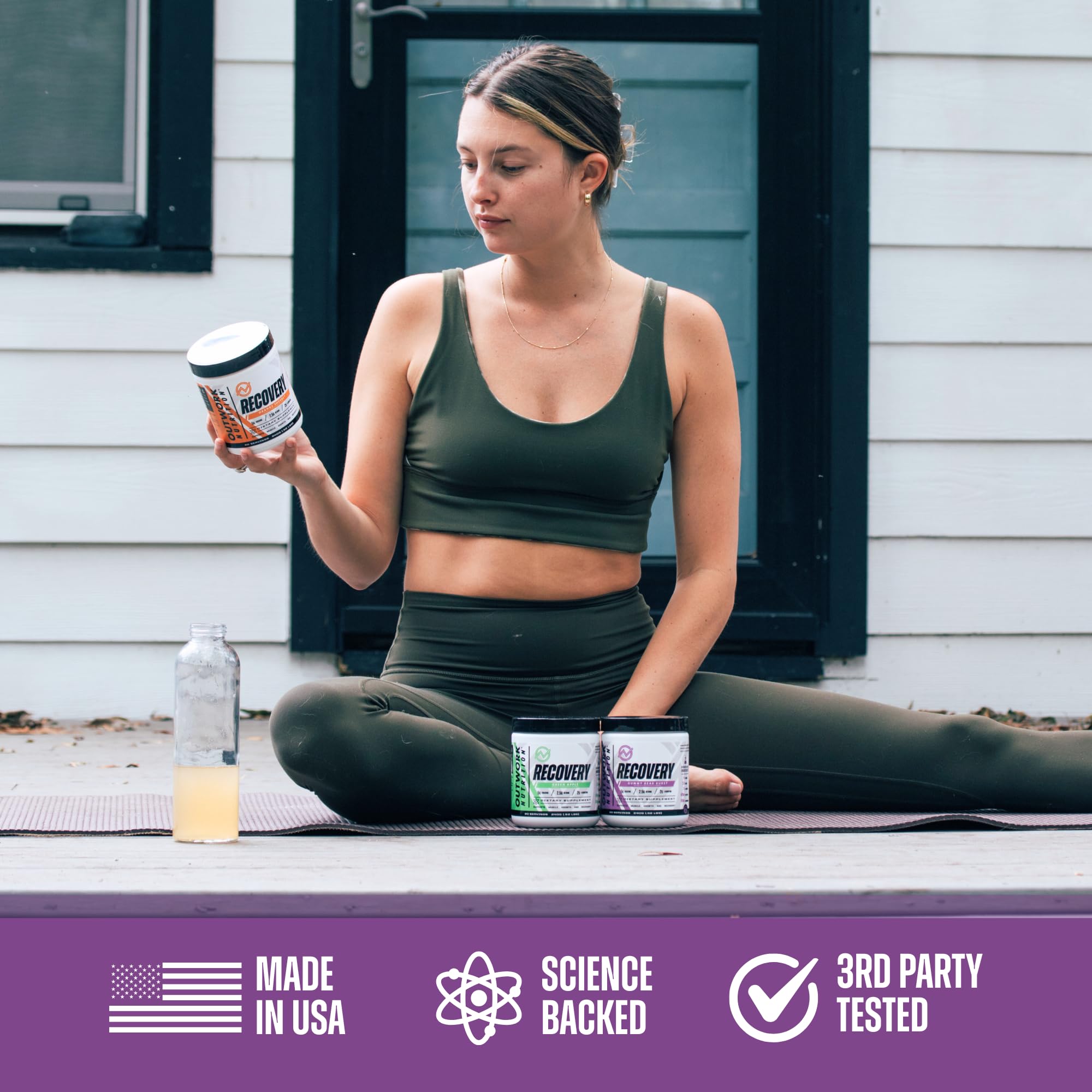Outwork Nutrition Betaine ingredient card highlights performance support during resistance training.