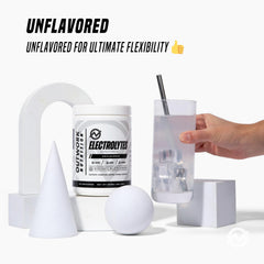 Outwork Nutrition Electrolytes Powder mixed glass ready for hydration