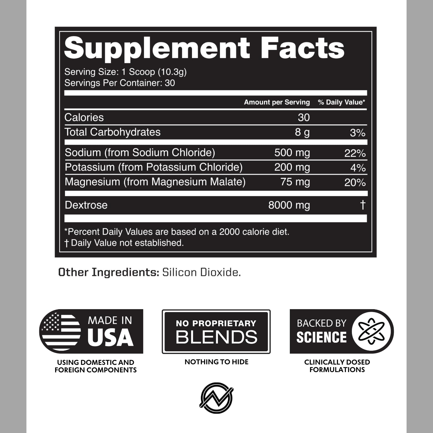 Outwork Nutrition Electrolytes Powder on-the-go bottle ready for training