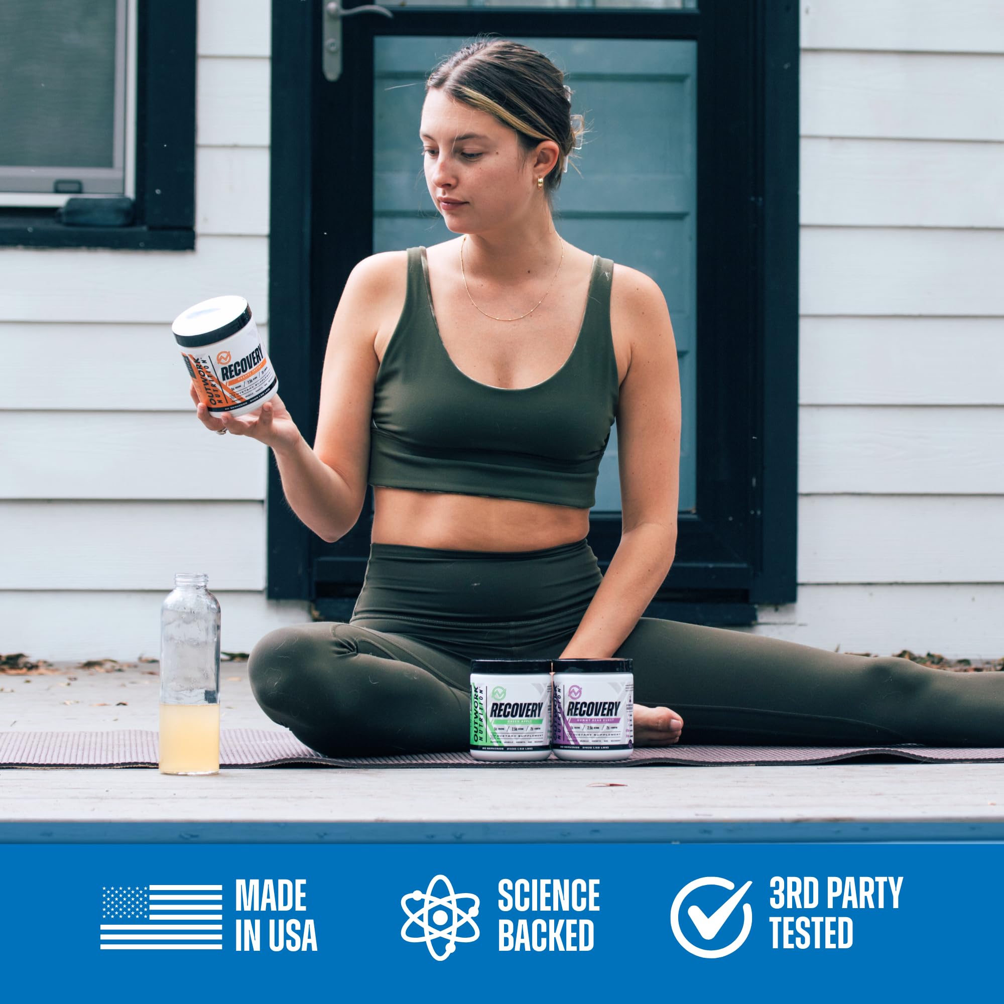 Outwork Nutrition post-workout recovery ingredient chart clarifies key actives
