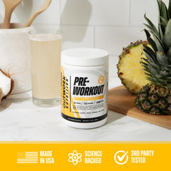 Outwork Nutrition preworkout caffeine for energy and focus.