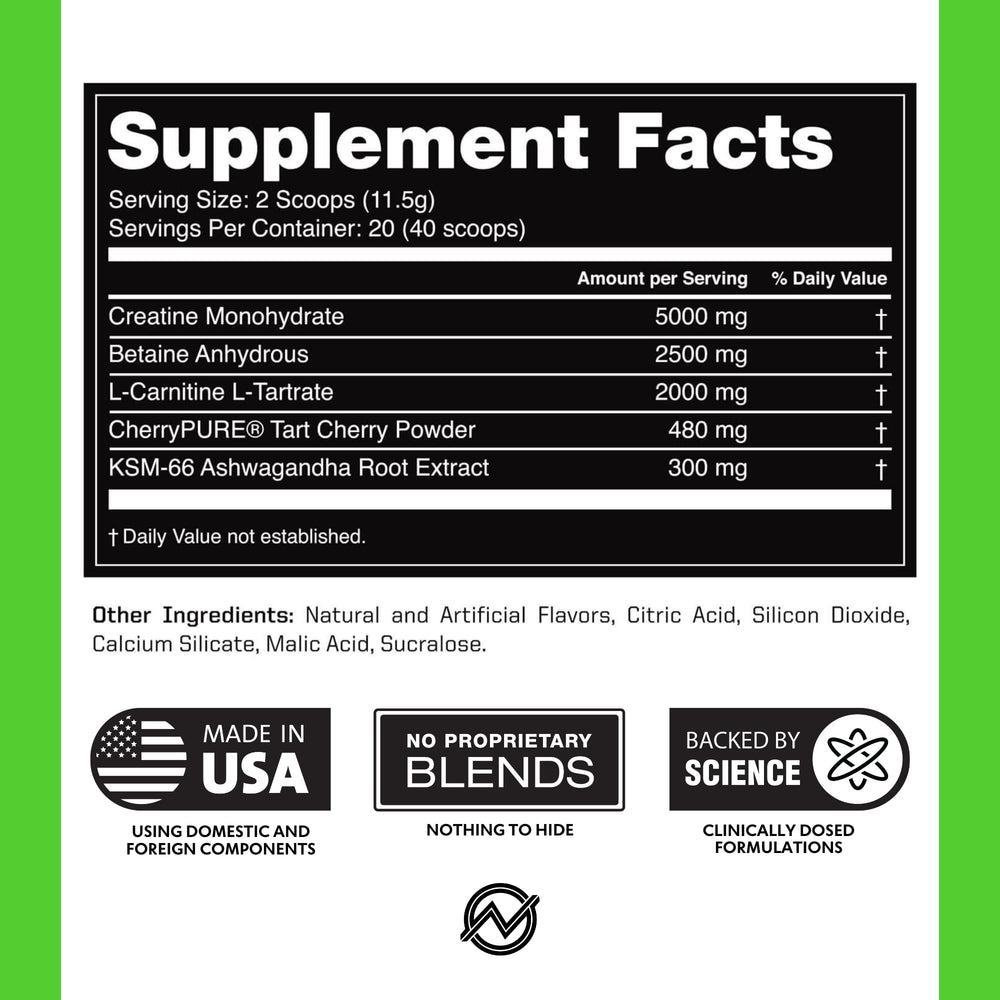 Outwork Nutrition tart cherry and ashwagandha blend for balanced recovery