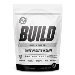 Outwork Nutrition whey isolate canister front view highlighting low lactose and purity.
