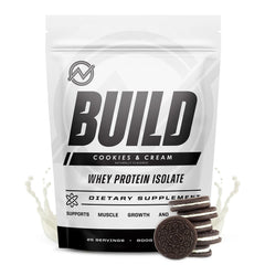 Outwork Nutrition whey isolate Cookies & Cream bottle for post-workout recovery