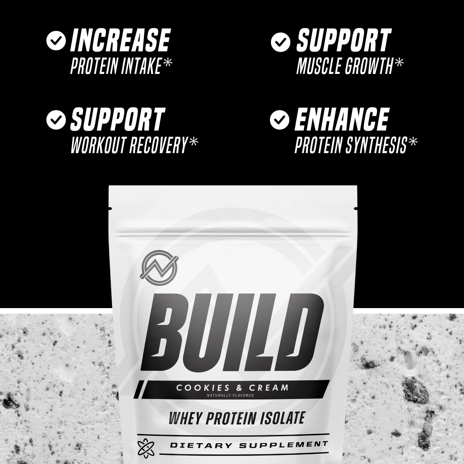 Outwork Nutrition whey isolate Cookies & Cream scoop for rapid protein delivery