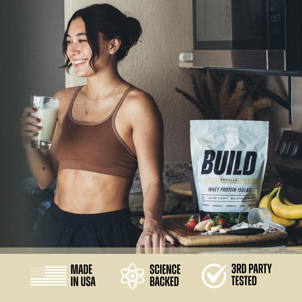 Label on Outwork Nutrition Whey Isolate features Lane Norton science collaboration