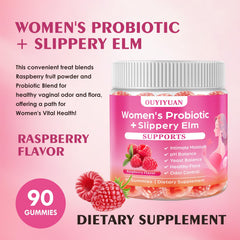 OUYIYUA raspberry flavor gummies illustrate easy snacking and support