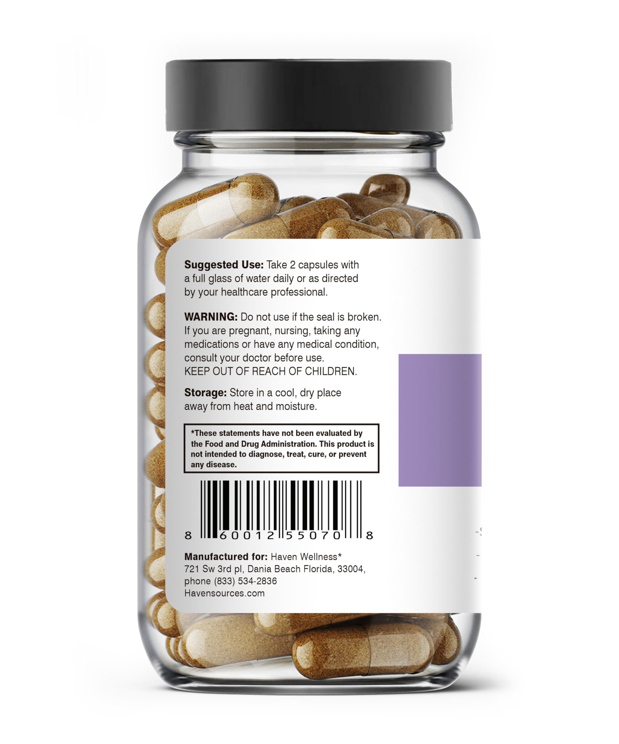 Ovalife fertility nutrition close-up highlighting folate and minerals