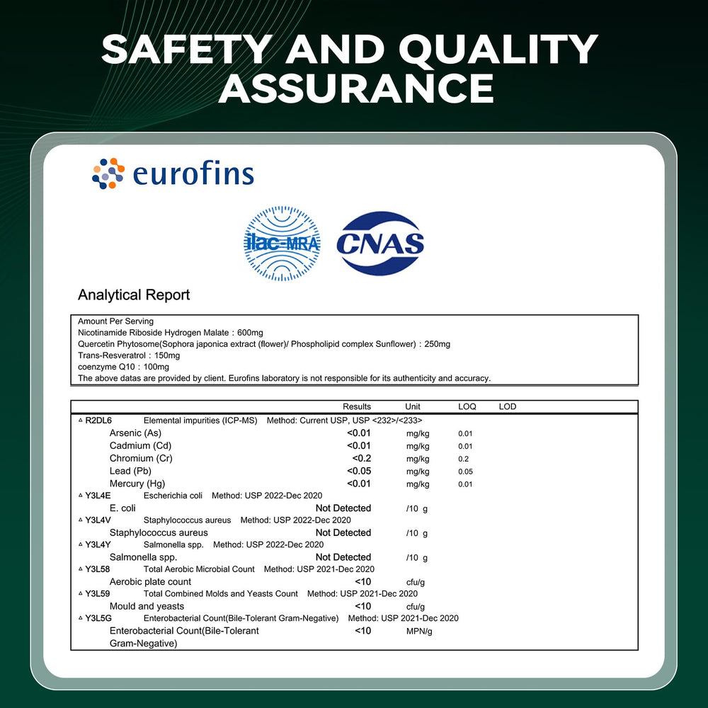 Packaging and GMP labeling highlight quality assurance for Ovelanique NAD.