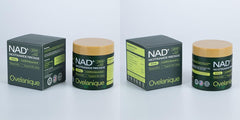 Three-bottle value pack visible for extended wellness with Ovelanique NAD.