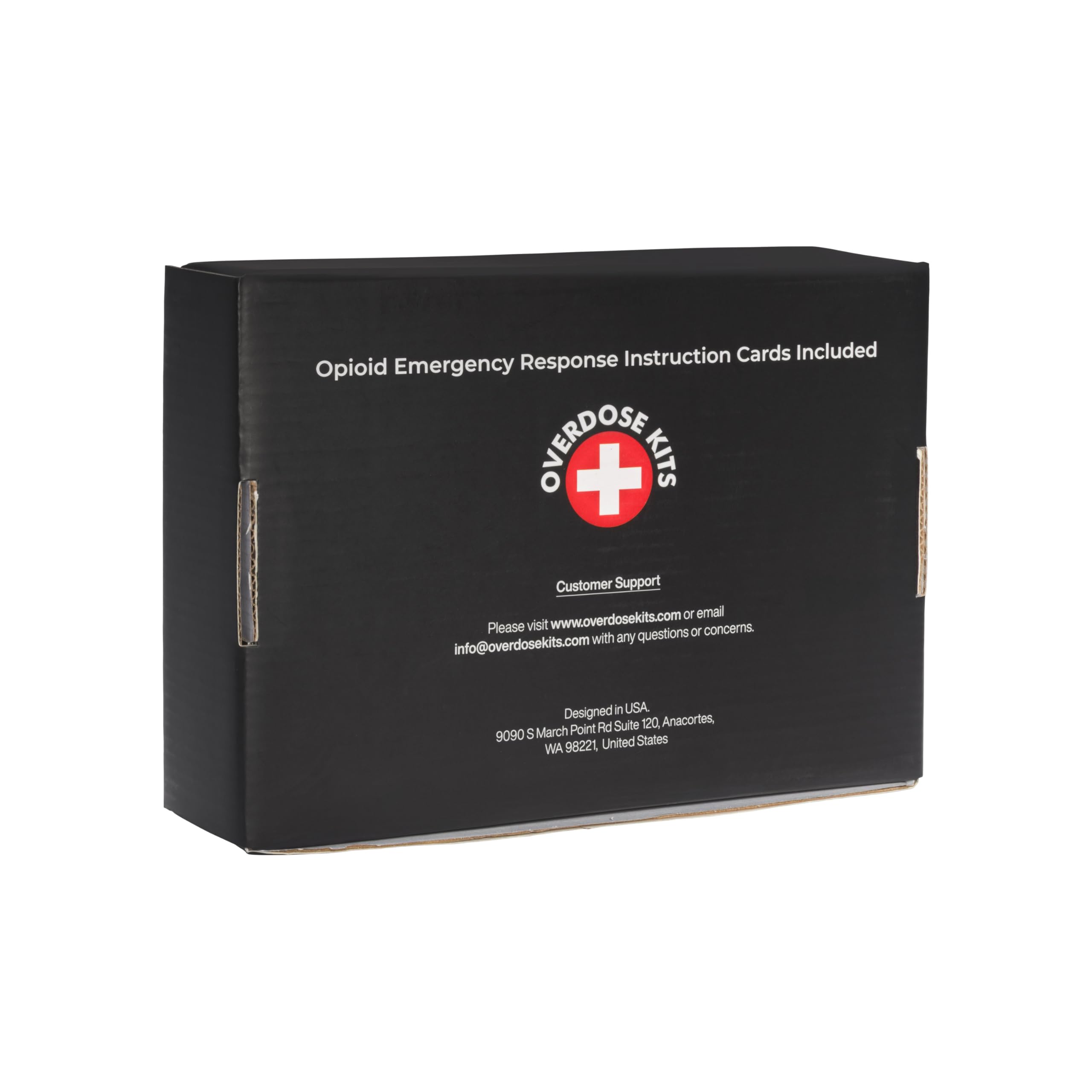 OVERDOSE KITS resealable packaging for easy storage and quick setup
