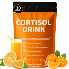 oviaapo Cortisol Drink Powder bottle for daily stress relief and relaxation.
