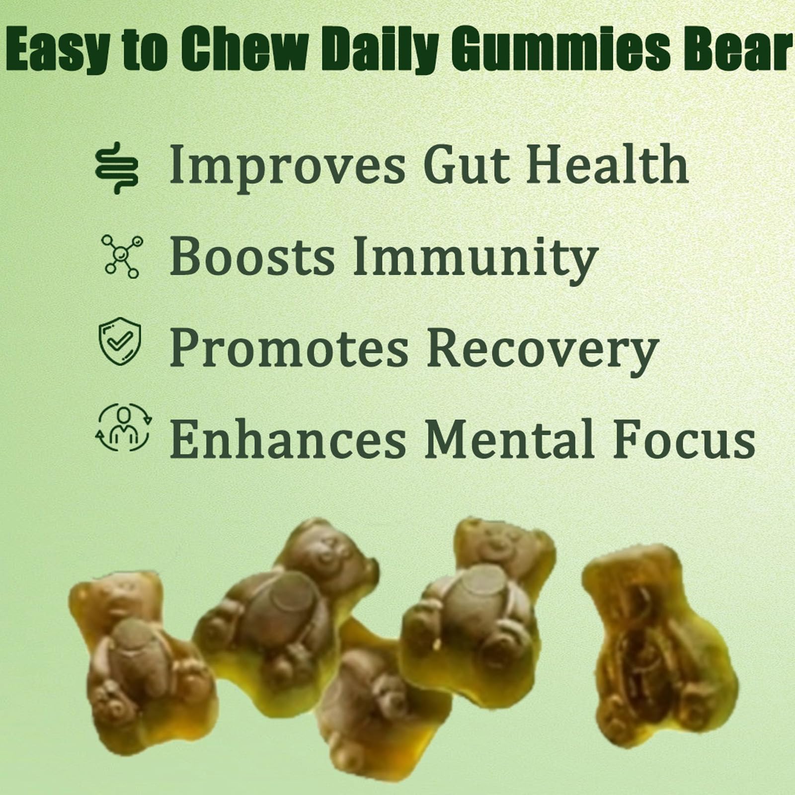 Oviaapo Greens Gummies ingredient spotlight with leafy greens and superfoods
