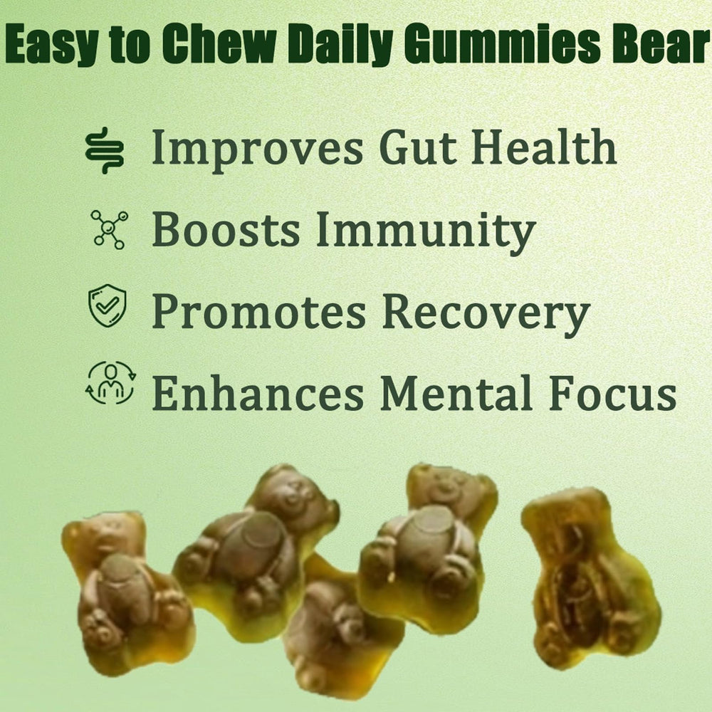 Oviaapo Greens Gummies ingredient spotlight with leafy greens and superfoods