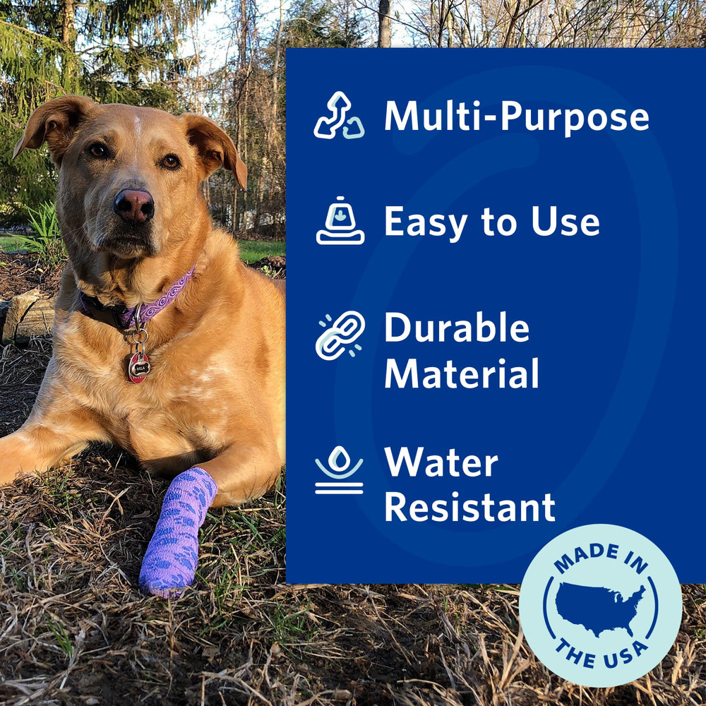 OVIK Health PetFlex No Chew easytear application keeps wrap neat
