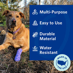 OVIK Health PetFlex No Chew easytear application keeps wrap neat