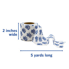 OVIK Health PetFlex Paw Pack roll closeup highlighting 2-inch width and 5-yard length