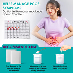 Ovofolic daily-use setup depicts convenient routine with warm beverage.