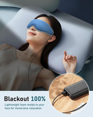OVVGO heated eye mask 3D contour providing full eye area coverage