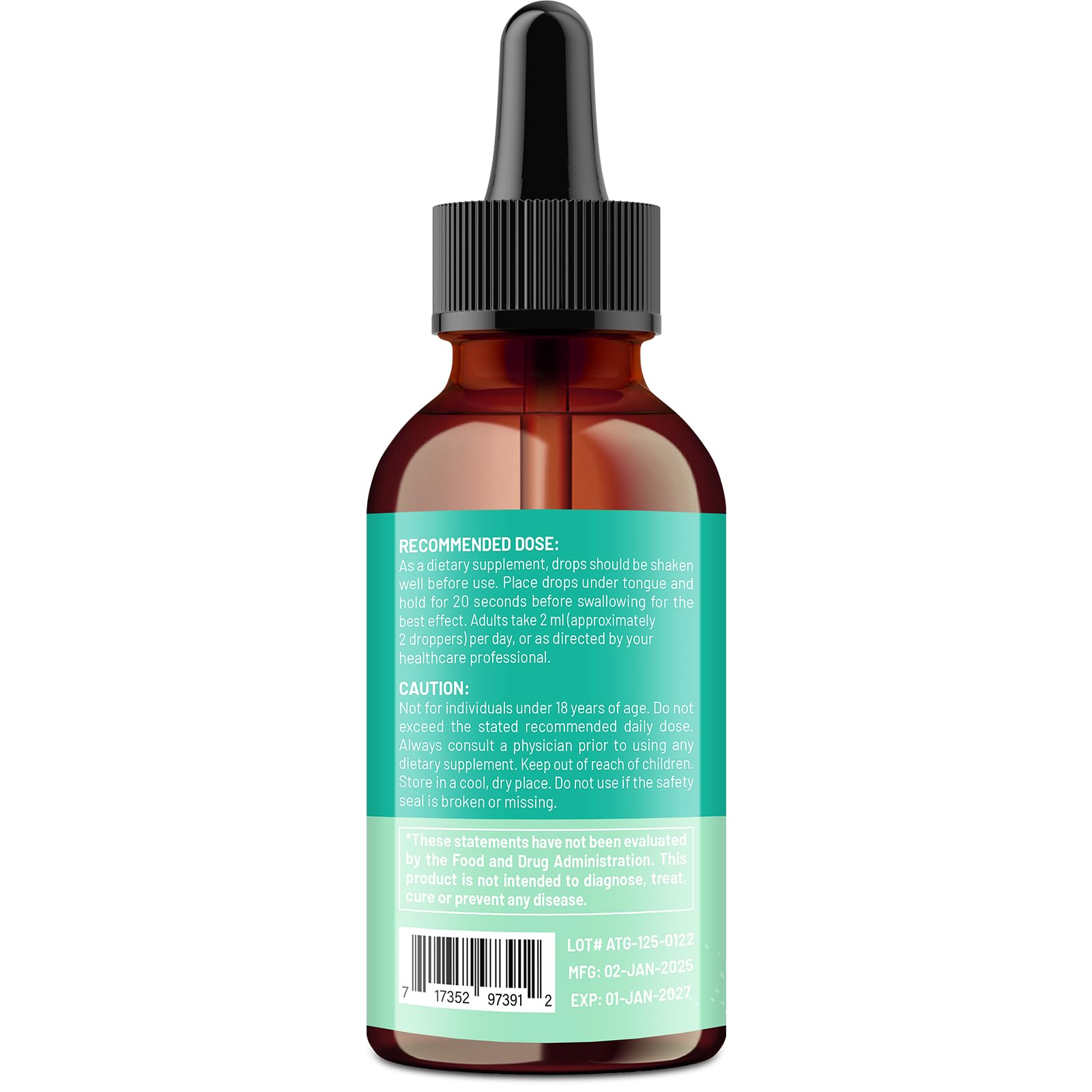 owegel Liposomal Lymphatic Drops 2 ml daily dose indicated on the label.