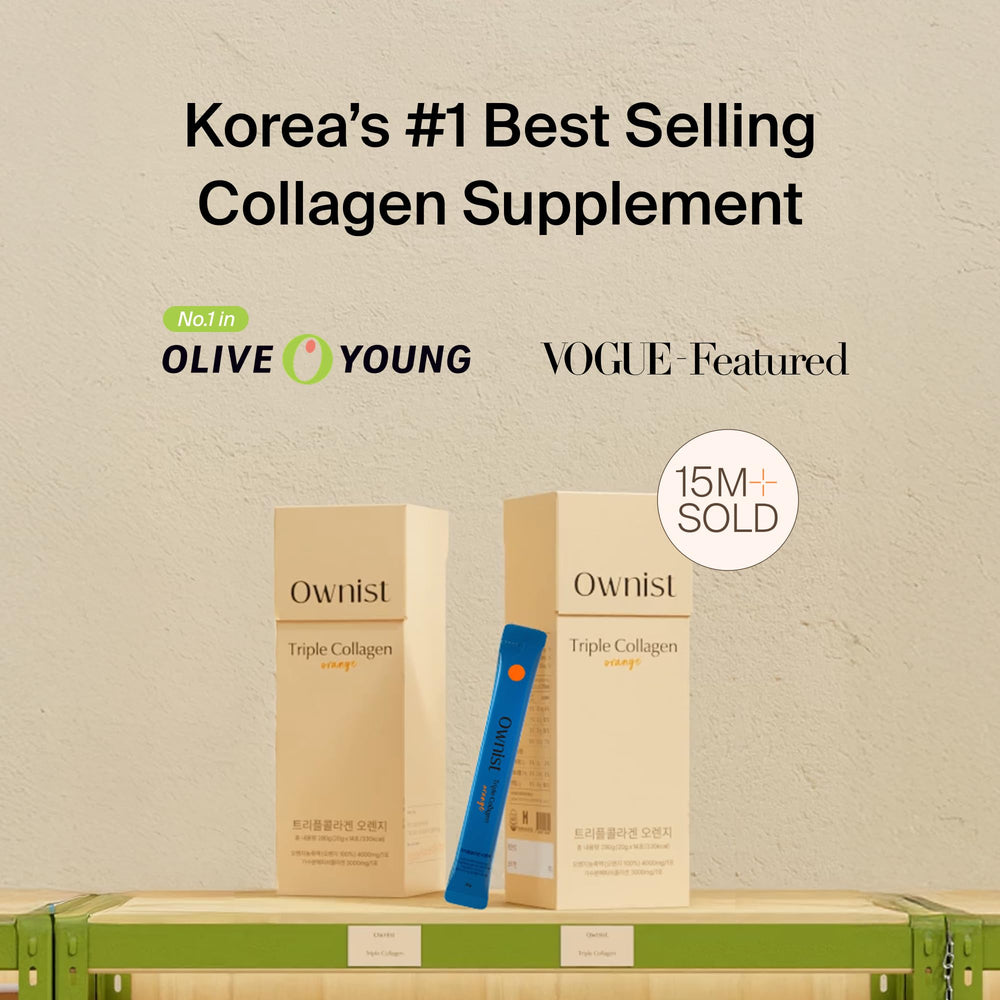 Ownist triple collagen liquid stick packets provide portable daily dose