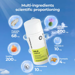 OxyEnergy capsule with Vitamin C, Inositol and Pueraria blend for detox support.