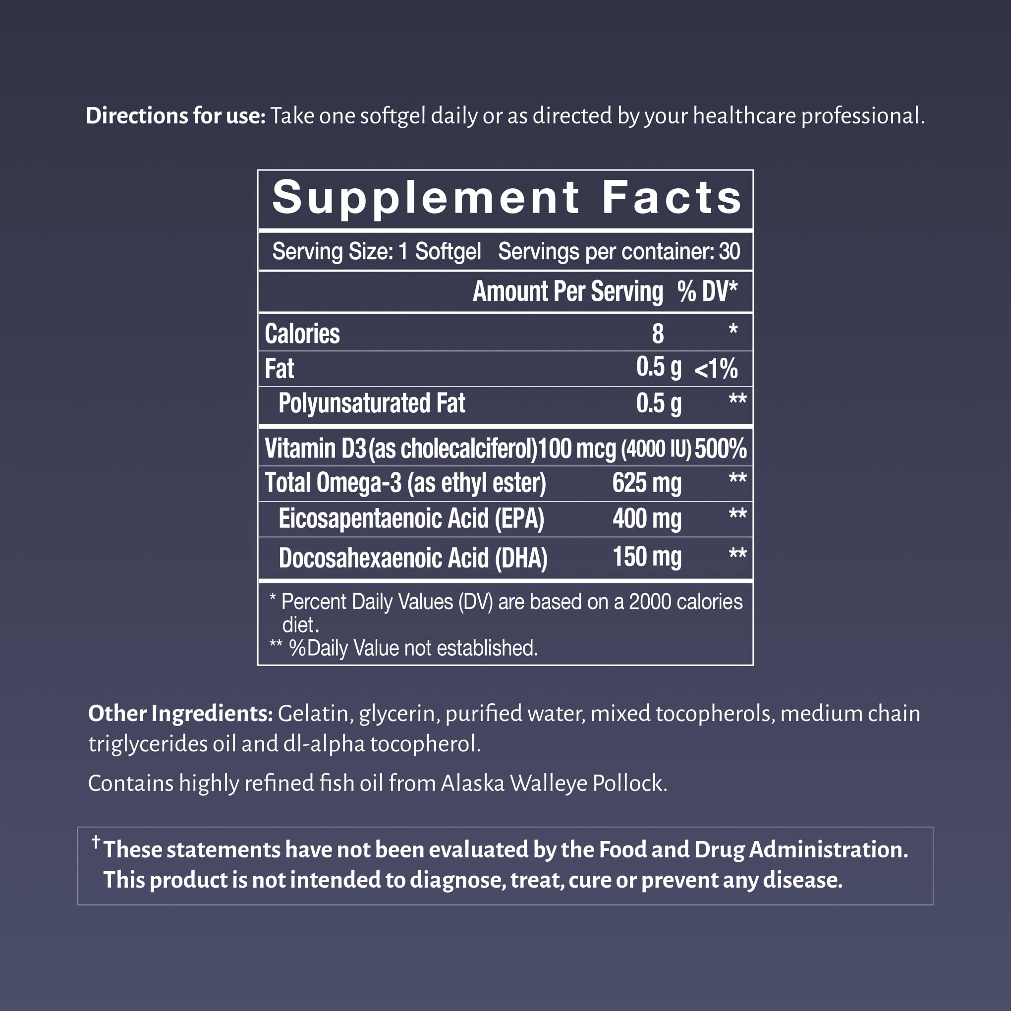 Oxiceutics D&O Glow packaging front highlights vitamin D3 and omega-3s.