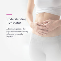oxiceutics MyCrispatus capsules for daily gut and vaginal microbiome support.