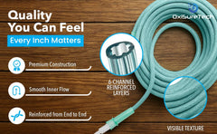 OXISURETECH 50ft tubing enables freedom of movement in daily routines.