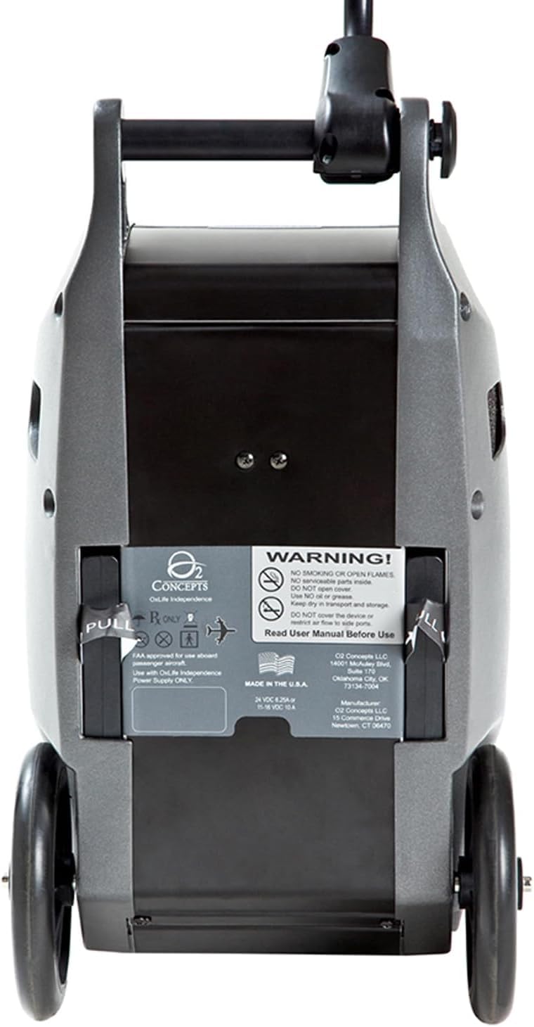 Oxlife Independence Battery charging setup enables flexible AC/DC charging for travel.
