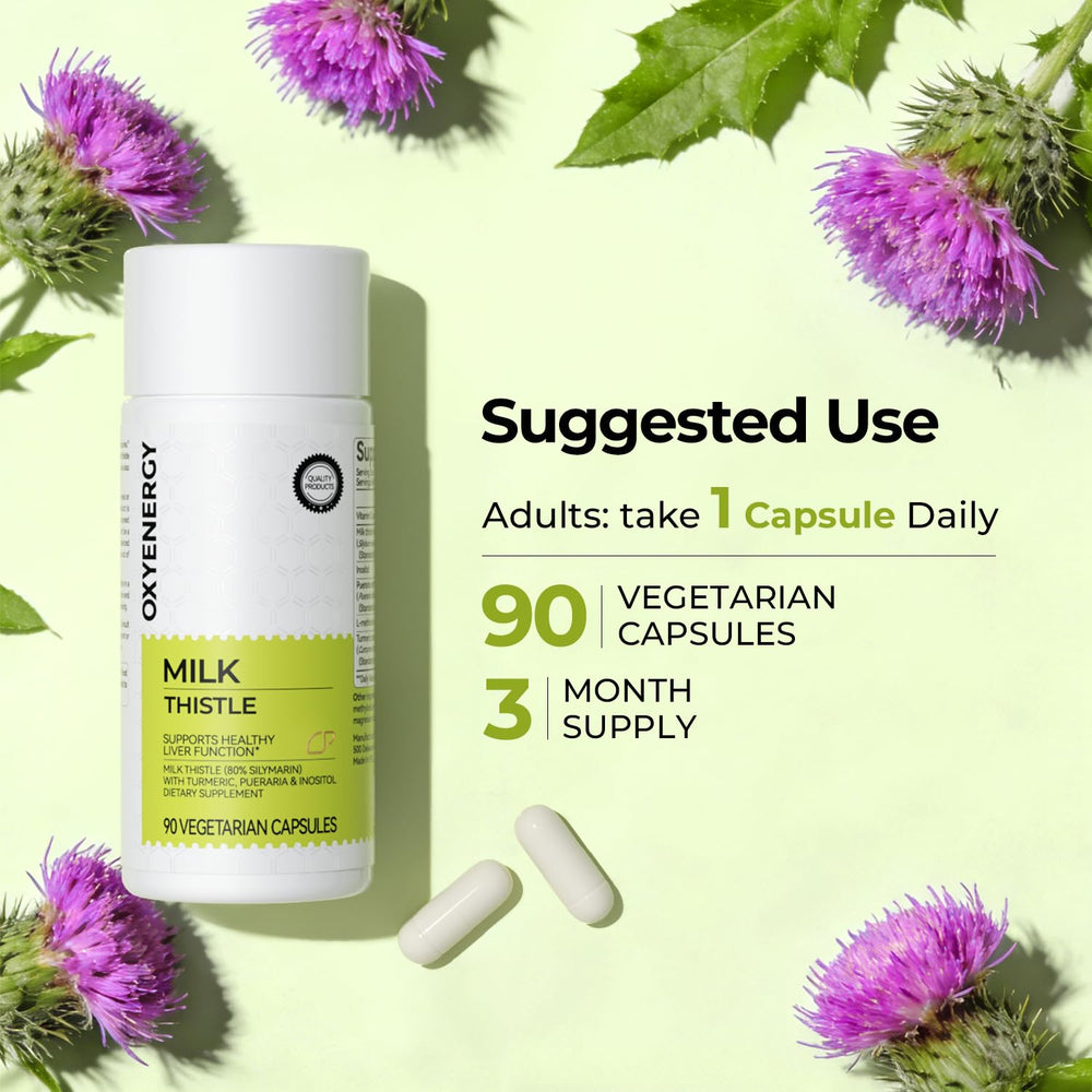 OxyEnergy inositol and pueraria extracts illustrating lifestyle-friendly liver support.