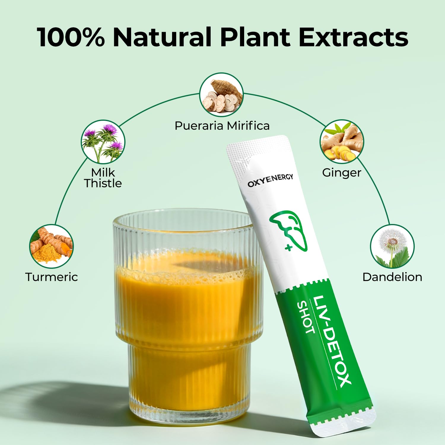 Pour-ready sticks image showing quick-dispense use and citrus flavor.