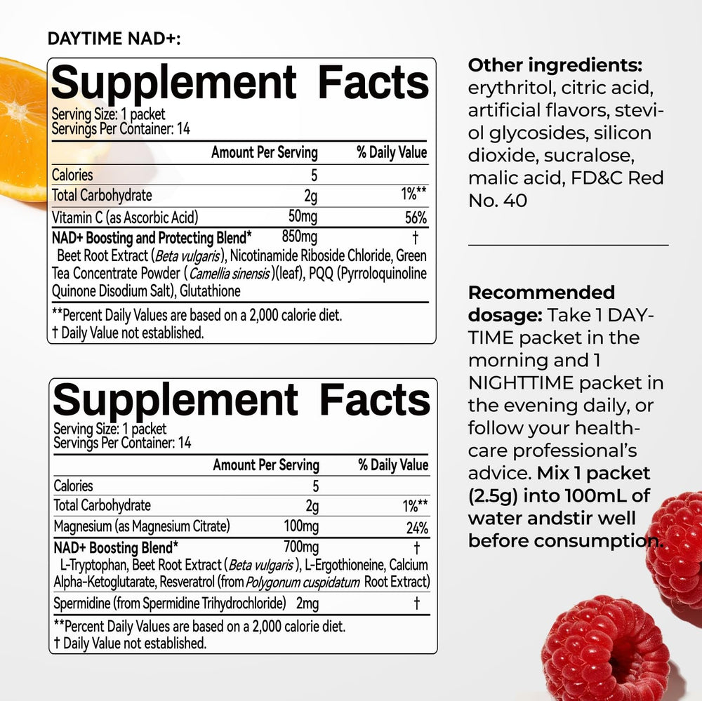 OxyEnergy berry flavor sachet beside a glass of water