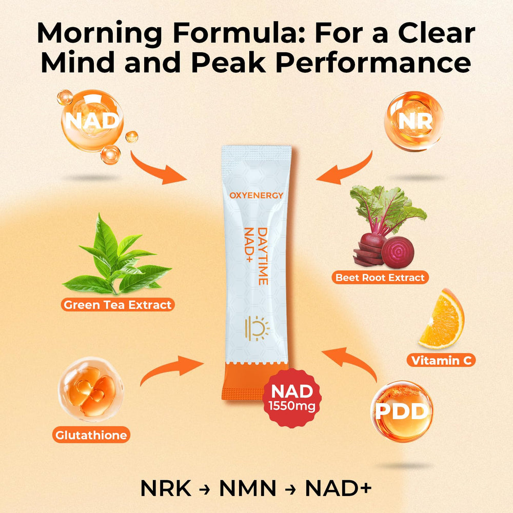 OxyEnergy nighttime stick with berry flavor for restful evenings