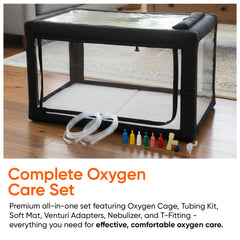 Oxygen cage pets home-clinic setup for convenient professional care