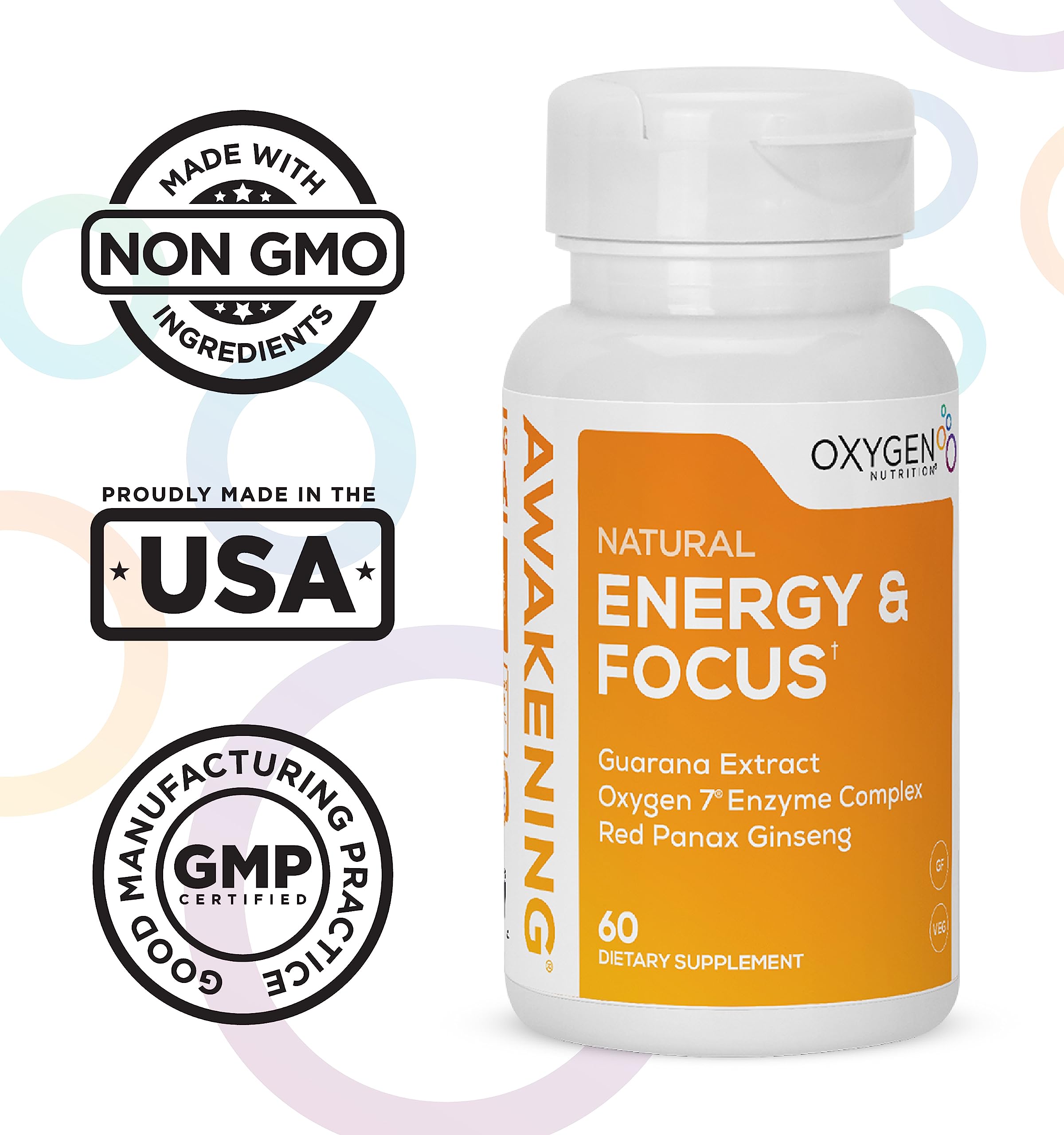 USA-made badge on Awakening packaging reinforces domestic production quality.