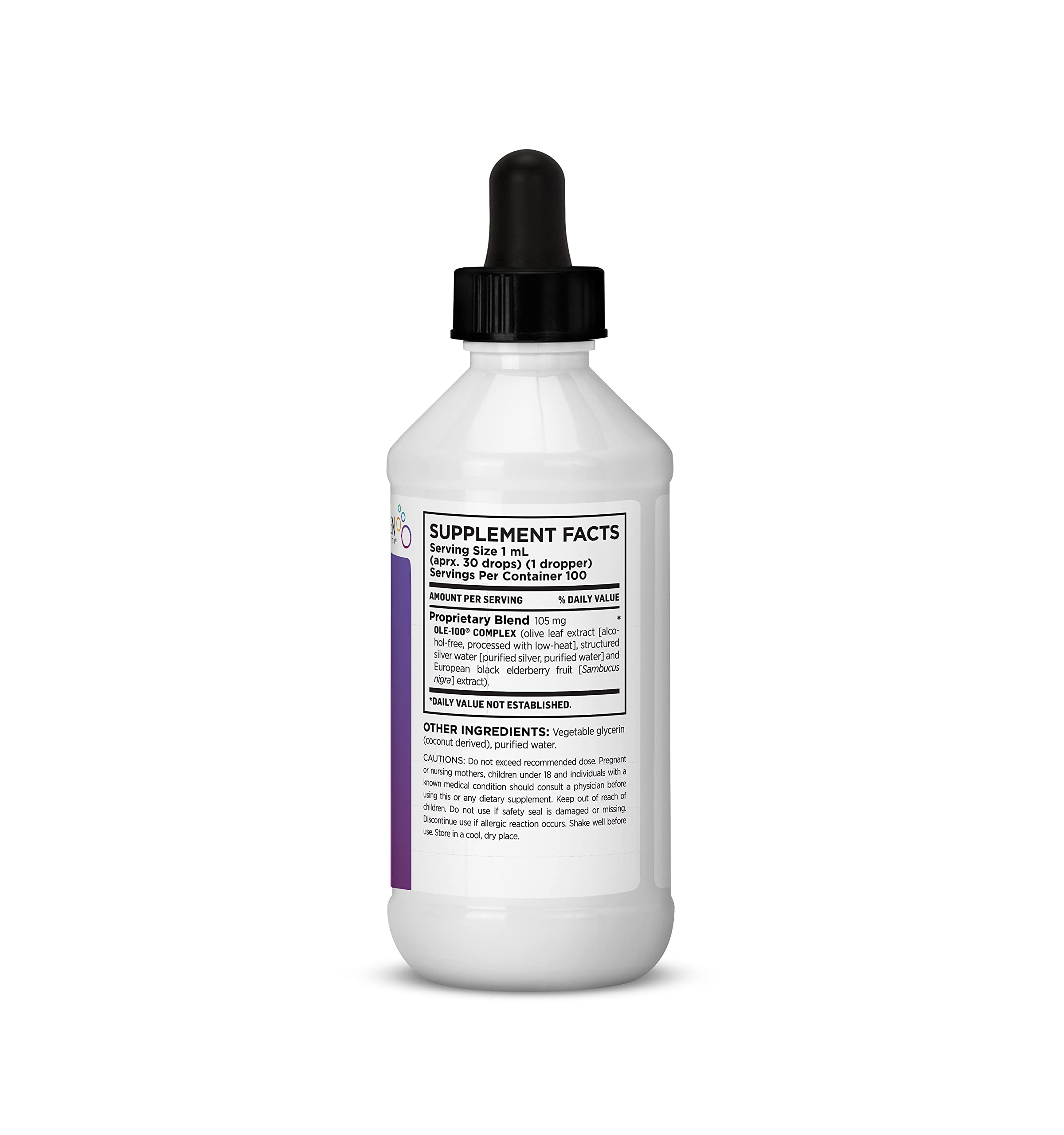 Oxygen Nutrition Triguard Plus olive leaf highlighting immune compounds.