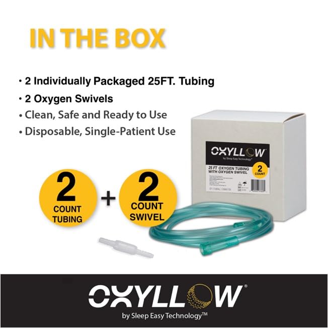 Oxyllow universal end connectors fit major concentrators and accessories